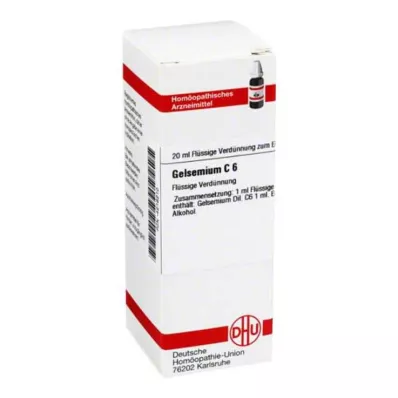 GELSEMIUM C 6 Laimennus, 20 ml GELSEMIUM C 6 Laimennus, 20 ml