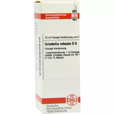 GRINDELIA ROBUSTA D 6 Laimennus, 20 ml GRINDELIA ROBUSTA D 6 Laimennus, 20 ml