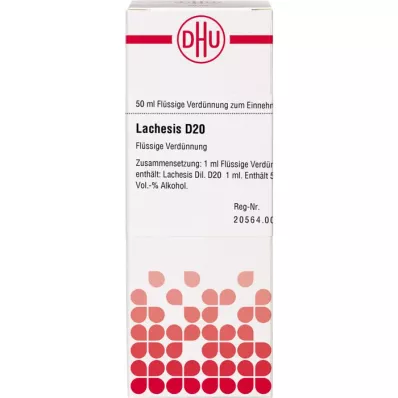 LACHESIS D 20 Laimennus, 50 ml