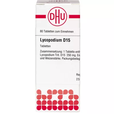 Lycopodium D15, 80 kpl Lycopodium D15, 80 kpl