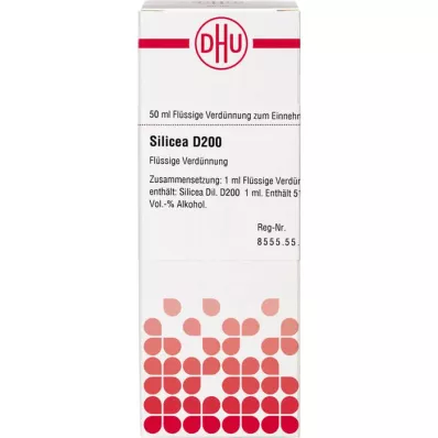 SILICEA D 200 Laimennus, 50 ml