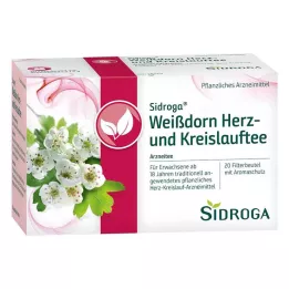 SIDROGA Hawthorn sydän- ja verenkiertoteesuodatinpussit, 20X1,5 g