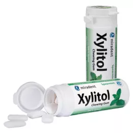 Miradent Xylitol Gum Spearmint, 30 kpl