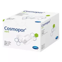 COSMOPOR steriili haavasidos 5x7,2 cm, 50 kpl