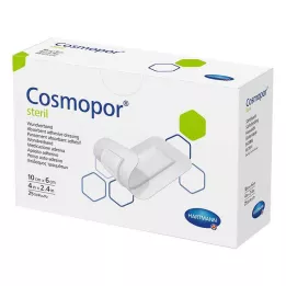 COSMOPOR steriili haavasidos 6x10 cm, 25 kpl