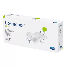COSMOPOR Steril -haavayhdistys 8x20 cm, 25 kpl