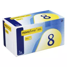 NOVOFINE 8 kanyyliä 0,30x8 mm, 100 kpl