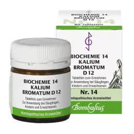 BIOCHEMIE 14 Kalium bromatum D 12 tablettia, 80 kpl