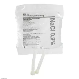 ISOTONISCHE Natriumkloridiliuos-infuusiopussi, 250 ml