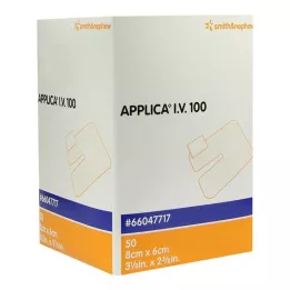 APPLICA I.V.100 kanyylilaastari imukykyisellä tyynyllä, 50 kpl
