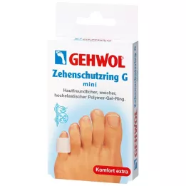 GEHWOL Polymeerigeelivarvassuojarengas G mini, 2 kpl