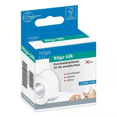 HÖGA-SILK Kipsi 1,25 cmx5 m, 1 kpl HÖGA-SILK Kipsi 1,25 cmx5 m, 1 kpl