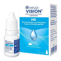 HYLO-VISION HD Silmätipat, 2X15 ml