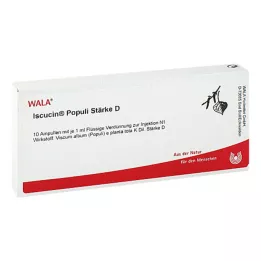 ISCUCIN populi Strength D Ampullit, 10X1 ml