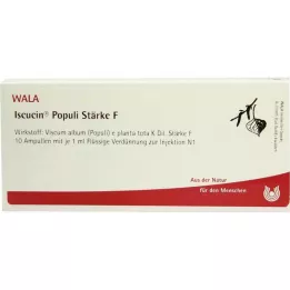 ISCUCIN populi Strength F Ampullit, 10X1 ml