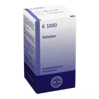 K 1000 tablettia, 100 kpl