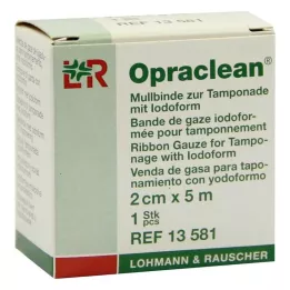 OPRACLEAN Harsoside jodoformilla tamponille 2 cm x 5 m, 1 kpl