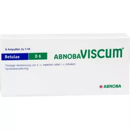 ABNOBAVISCUM Betulae D 6 ampullia, 8 kpl