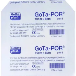 Gota-Por haavalaastari steriili 80x100 mm, 1 kpl