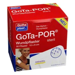 Gota-Por haavalaastari steriili 80x100 mm, 50 kpl