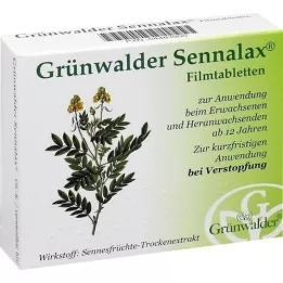 GRÜNWALDER SENNALAX -FILM -päällystetyt tabletit, 30 kpl