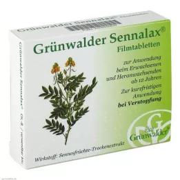 GRÜNWALDER Sennalax kalvopäällysteiset tabletit, 30 kpl