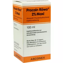 PROCAIN Röwo 2% maxi -injektiopullot, 100 ml