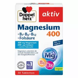 DOPPELHERZ Magnesium 400 mg tabletit, 30 kpl