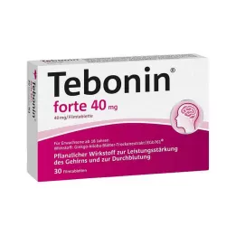 TEBONIN forte 40 mg kalvopäällysteiset tabletit, 30 kpl