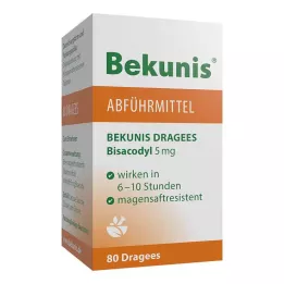 BEKUNIS Bisacodyl Dragees 5 mg enterotabletit, 80 kpl