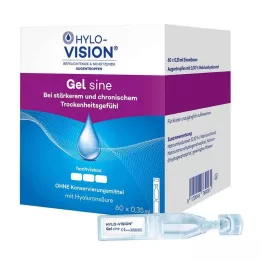 HYLO-VISION Gel sine -kerta-annospipetit, 60X0,35 ml