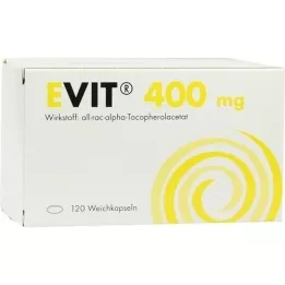 EVIT 400 pehmeää kapselia, 120 kpl