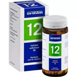BIOCHEMIE Orthim 12 Calcium sulfuricum D 6 tablettia, 400 kpl