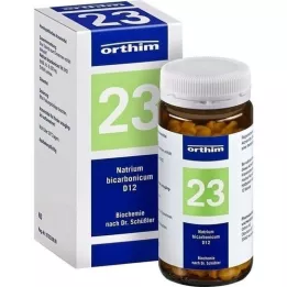 BIOCHEMIE Orthim 23 Natrium bicarbonicum d 12 -välilehti, 400 kpl