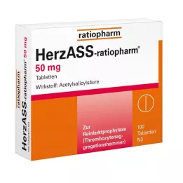 HERZASS-ratiopharm 50 mg tabletit, 100 kpl