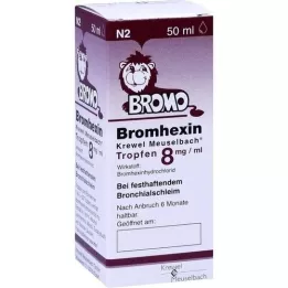 BROMHEXIN Krewew Meuselb.dropten 8 mg/ml, 50 ml