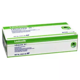 LEUKOSILK 1,25 cm x 5 m, 24 kpl