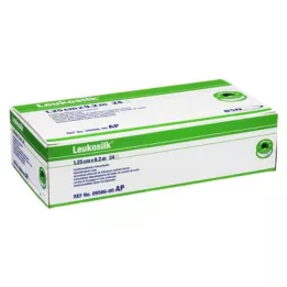 LEUKOSILK 1,25 cmx9,2 m, 24 kpl