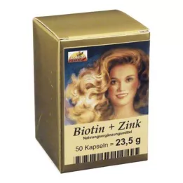 BIOTIN PLUS Sinkkihiuskapselit, 50 kpl