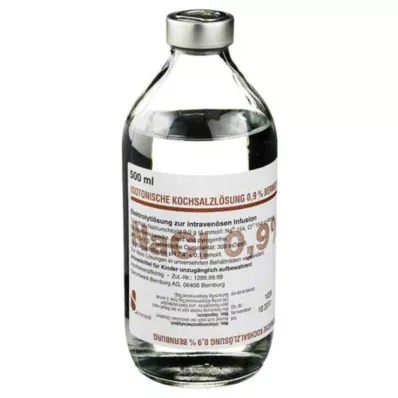 ISOTONISCHE Suolaliuos 0,9 % Bernburg Inf.-L.Glas, 500 ml