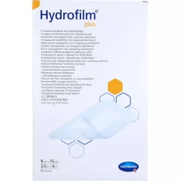 HYDROFILM plus läpinäkyvä assosiaatio 9x15 cm, 5 kpl