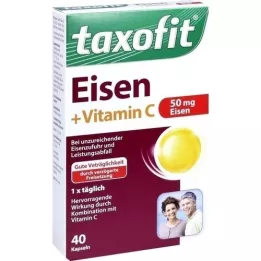 TAXOFIT Rauta+C -vitamiinin pehmeät kapselit, 40 kpl