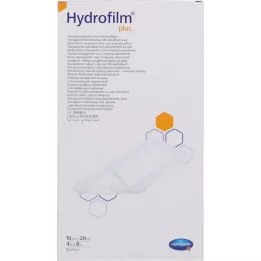 HYDROFILM Plus läpinäkyvä side 10x20 cm, 5 kpl
