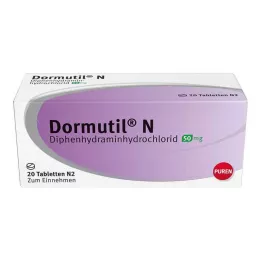 DORMUTIL N Tabletit, 20 kpl