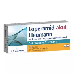 LOPERAMID akuutit Heumann-tabletit, 10 kpl