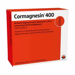 CORMAGNESIN 400 ampullia, 10X10 ml