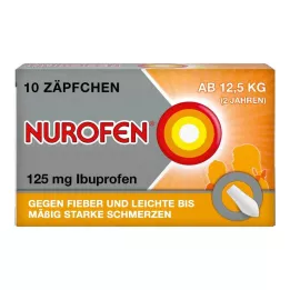 NUROFEN Junior 125 mg peräpuikot, 10 kpl