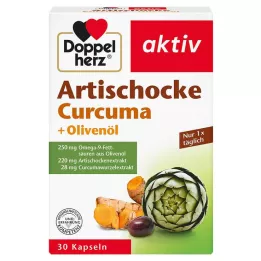 DOPPELHERZ Artisokka+oliiviöljy+kurkumakapselit, 30 kpl