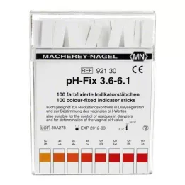 PH-FIX Indikaattoriliuskat pH 3,6-6,1, 100 kpl