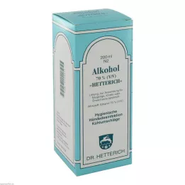 ALKOHOL 70 % tilavuus/tilavuus Hetterich, 200 ml